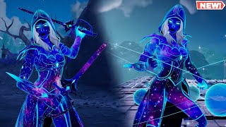 Fortnite Starborn Sorina Skin GAMEPLAY Galaxy FREE Skin [upl. by Land]