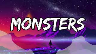 Monsters by Katie Sky  Lyric Video [upl. by Ydnab]