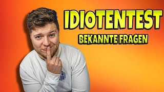 IDIOTENTEST  Die bekanntesten Fragen shorts [upl. by Aprilette197]