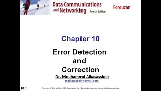 CH10 part1 Data Communication and Networking forouzan 4th edition [upl. by Obe725]