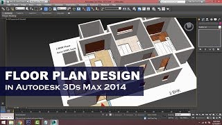 Easy Steps to Floor Plan Design  3Ds Max Tutorial in Hindi  Allrounder Bhai [upl. by Esirrehc182]