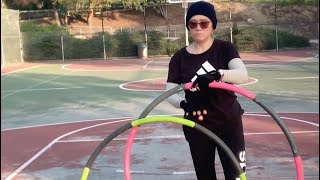 Sigarilyo by Freddie Aguilar hula hooping [upl. by Laden]