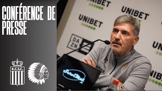 La conférence de presse avant Charleroi  KAA La Gantoise [upl. by Mcgaw]