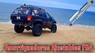 Amortiguadores Ajustables FOA  Offroad Tijuana [upl. by Chlori]