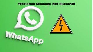 How To Fix WhatsApp Message Not Receive ProblemIncoming Messages Not Received In Android 2023 [upl. by Sinoda]