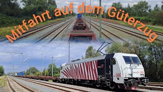 Mitfahrt auf dem Güterzug durch Niedersachsen und Hessen mit dem Lokomotion KLV [upl. by Yesmar]