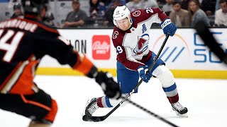 Mackinnon Rantanen combine for 3 CLUTCH powerplay goals [upl. by Chadburn]