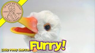 Hasbro FurReal Friends Newborn White Duck with Baby Bottle Toy Kids Toy Reviews [upl. by Adel553]