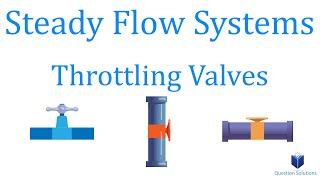 Steady Flow Systems  Throttling Valves  Thermodynamics  Solved Examples [upl. by Sabir]