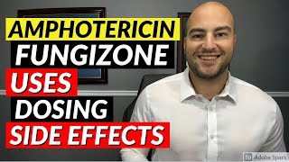 Amphotericin B Fungizone  Uses Dosing Side Effects  Pharmacist Review [upl. by Alyakem]