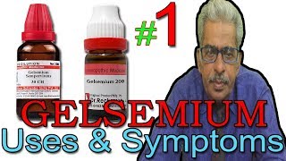 Gelsemium in Hindi Part 1  Uses amp Symptoms in Homeopathy by Dr P S Tiwari [upl. by Ahasuerus]