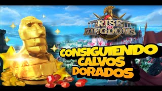 CUMPLIENDO PROMESA  BUSCANDO CALVOS DORADOS TERMINANDO EVENTO DE 7MIL GEMASRISE OF KINGDOMS [upl. by Leziar870]