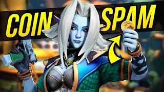 This Coin Build Grants 4 ULTS Per Point Fight  Paladins Saati Gameplay [upl. by Kakalina]