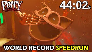 Poppy Playtime Chapter 3  The REAL World Record SPEEDRUN No Glitches [upl. by Connor105]