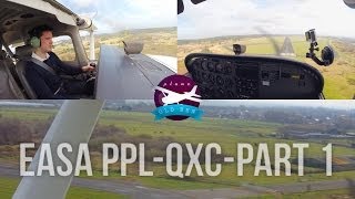 EASA PPL QXC  Part 1  Blackpool To RAF Woodvale  ATC Audio [upl. by Hoagland300]