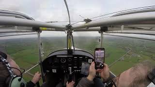 Skyranger Classic 912  Kernan Aviation Tandragee landing runway 35 top field with Craig [upl. by Ahcim]