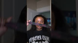 Frontal Wig Install in 60sec 🎀 frontal wiginstall grwm [upl. by Udenihc]