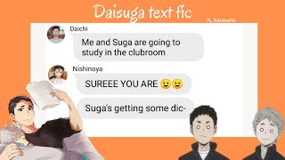 Daichi and Suga did what Daisuga l haikyuu text fic [upl. by Petromilli]