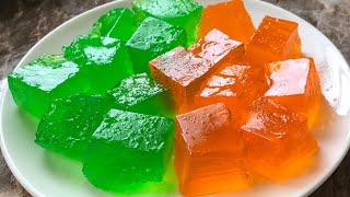 Homemade jelly recipe with and without Gelatin  homemade jello recipe [upl. by Atniuq]