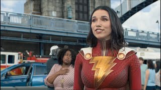 Shazam Mary DCEU Powers and Fight Scenes  Shazam and Shazam Fury of the Gods [upl. by Aiciruam]