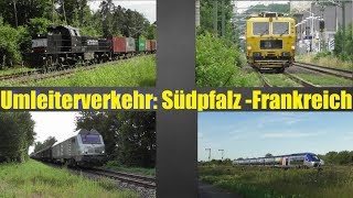 CFL Dieselloks  Rastattumleiter  Dieseliger Zugverkehr zwischen Frankreich und der Südpfalz [upl. by Fifine]