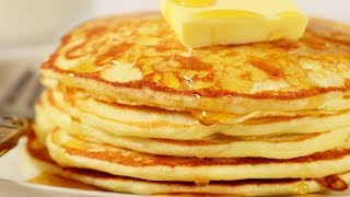 Pancakes Recipe Demonstration  Joyofbakingcom [upl. by Housen]