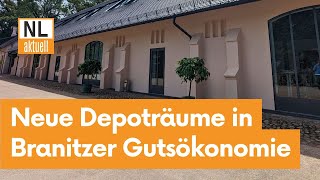 Cottbus  Sanierte und restaurierte Branitzer Gutsökonomie mit neuen Depoträumen fertiggestellt [upl. by Sianna677]