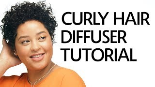 Get Ready With Me Curly Hair Diffuser Tutorial  Sephora [upl. by Anelim]