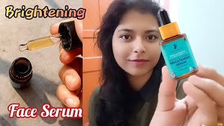 Pilgrim Alpha Arbutin Vitamin C Brightening Serum  Honest Review in हिंदी [upl. by Ennaxor]