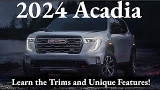 2024 GMC Acadia Trim Breakdown [upl. by Amber]