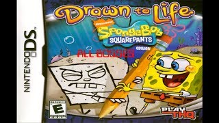 Drawn to life Spongebob Squarepants edition All bosses [upl. by Netsuj238]