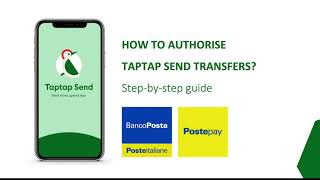 How to authorise Taptap Send transfers in the BancoPostaPostePay app TWIENGLISH [upl. by Nalek770]