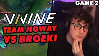 TEAM NOWAY VS TEAM BROEKI  VININE CUP SCRIMS  Game 2 [upl. by Camilia]