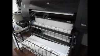 HP Designjet 4500 [upl. by Nohtanhoj447]