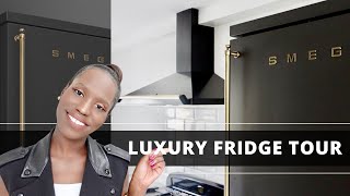 SMEG FRIDGE REVIEW AND TOUR  Luxury Fridge  Best Luxury Fridge [upl. by Letnahs688]