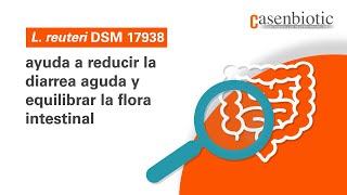 L reuteri DSM 17938 ayuda a equilibrar la flora intestinal y a reducir la diarrea aguda [upl. by Symon]