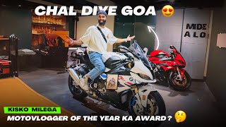 Is baar kisko milega Moto Vlogger of the Year ka award 🤔 kon hai INDIA ka best  Dkhne chl dye GOA 😱 [upl. by Albarran]