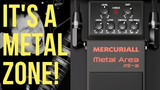 Metal Area MTA by Mercuriall  Metal Zone Tone FREE Plugin [upl. by Ahseiym]