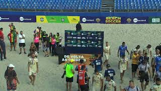 SAMPAIO CORRÊA MA X VASCO DA GAMA RJ  CIRCUITO BRASIL DE BEACH SOCCER BETNACIONAL [upl. by Lhamaj]