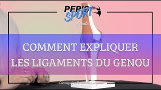 COMMENT EXPLIQUER LES LIGAMENTS DU GENOU [upl. by Timofei293]