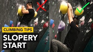 Rock Climbing Tips How to hold a large sloper and send this bouldering problem [upl. by Kcirderfla]