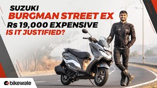 2023 Suzuki Burgman Street 125 EX Review  Worth The EXTRA PRICE  BikeWale [upl. by Daryl]