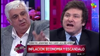 Javier Milei contra Alberto Samid quotSos un brutoquot Intratables 270117 [upl. by Alfreda]