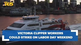 Victoria Clipper workers could strike over Labor Day if contract not met [upl. by Nev926]