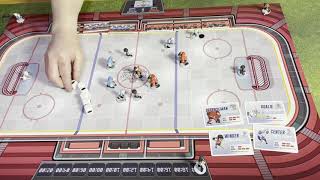 Trick Shot The Ice Hockey Board Game Basic Rules Play Through [upl. by Baillie867]