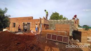 Rammed earth construction 2022 Building1 Part 3 [upl. by Inaboy]