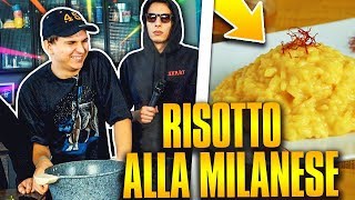 Risotto alla MILANESE con i BOOSERS costoso [upl. by Nhguaved249]