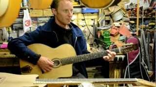 Selmer Maccaferri Guitar testing by Steve Charles from Canada 1MOV [upl. by Oicneconi]