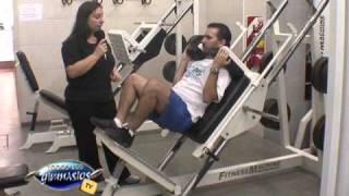 Sentadilla en maquina  Ejercicio para piernas y gluteos [upl. by Orimlede]