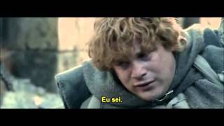 Diálogo entre Frodo e Sam Emocionante  Senhor dos Anéis As Duas Torres [upl. by Garda]